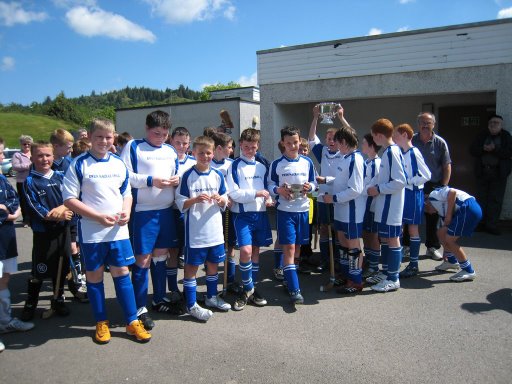 Portree Side Being Given Cup